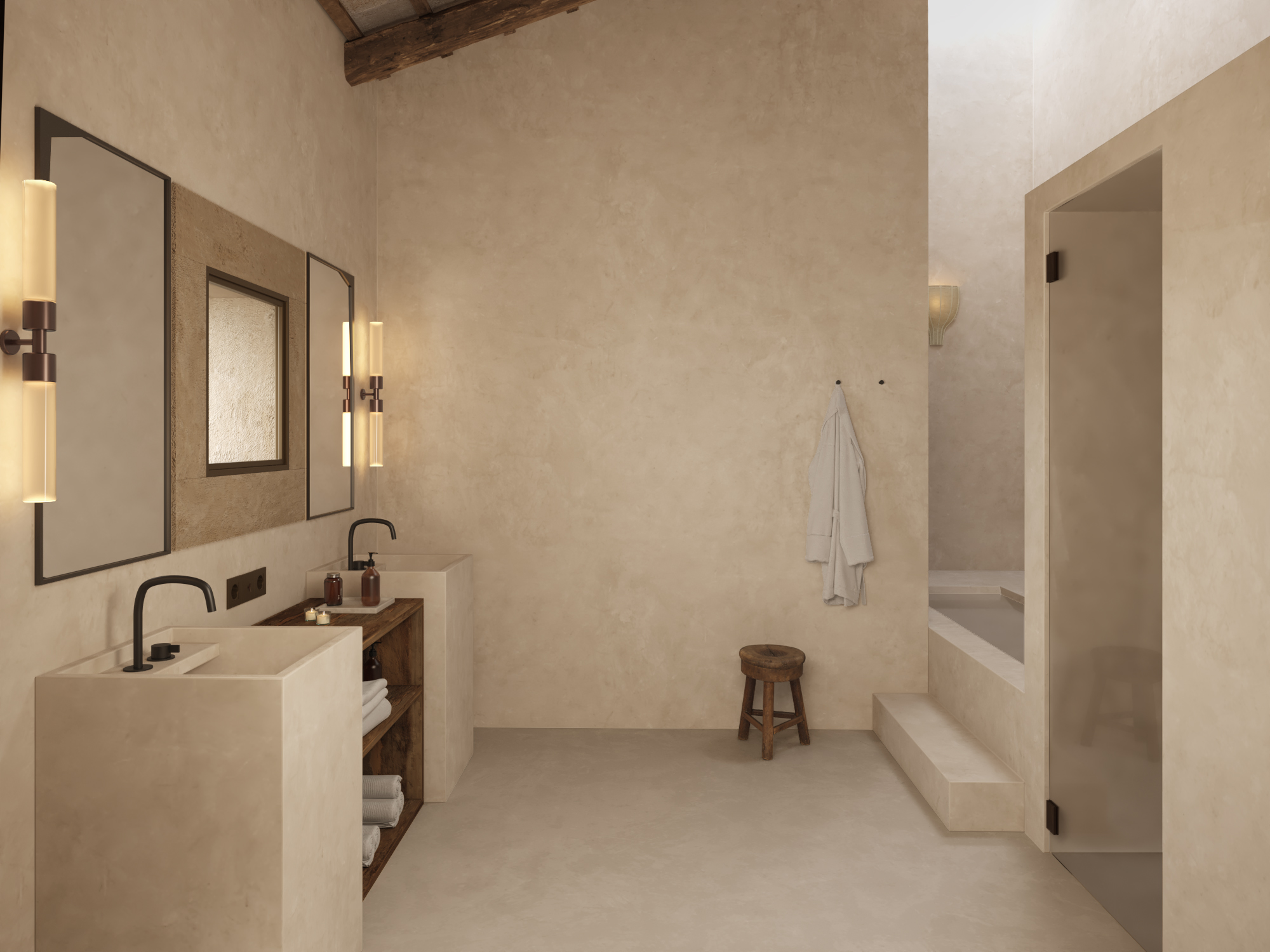Binideufa Boyera Garden Suite 10 Baño