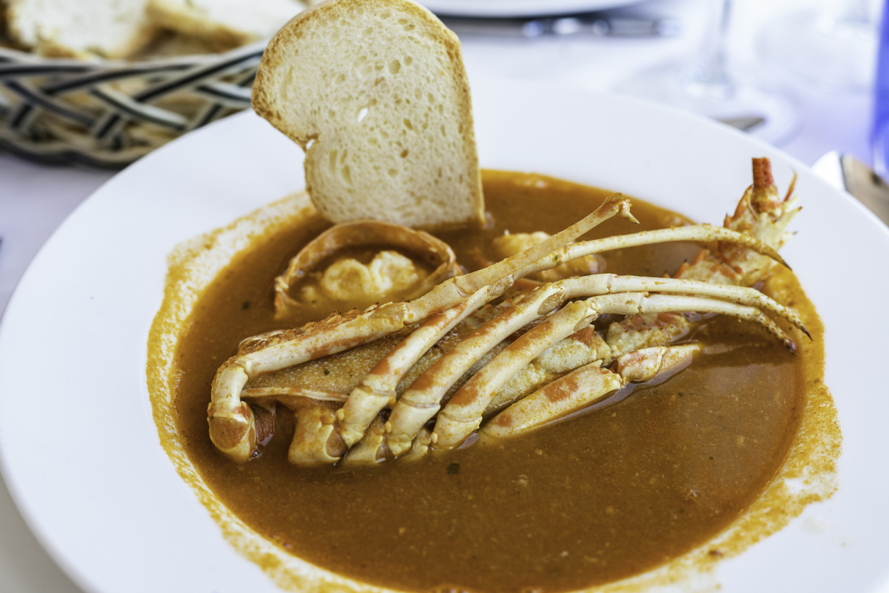 Lobster stew, a typical Menorcan dish